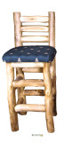 Barstool with back