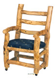 Upholstered Captain's Chair