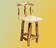 Aspen Grizzly Barstool with Back